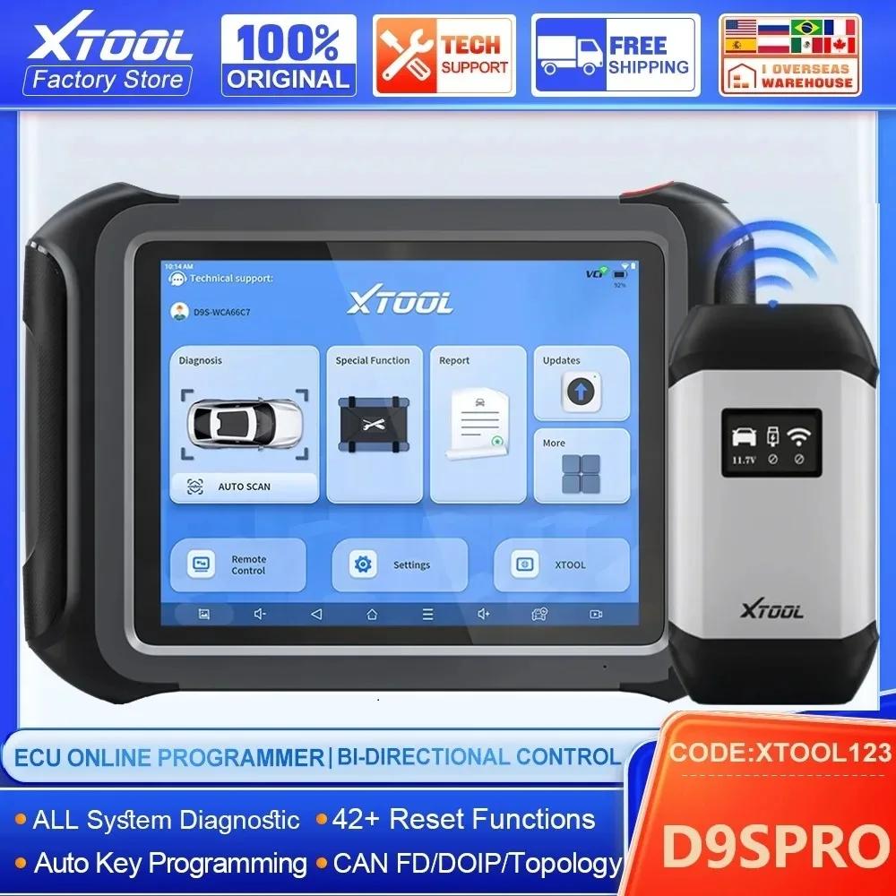 XTOOL D9S Pro ׷̵ ڵ  , ECU α׷ ڵ Ű α׷  , Ȱ ׽Ʈ CAN FD DoIP